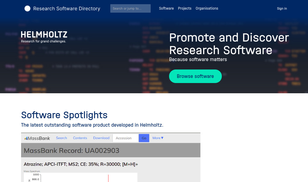 RSD, Research Software Directory